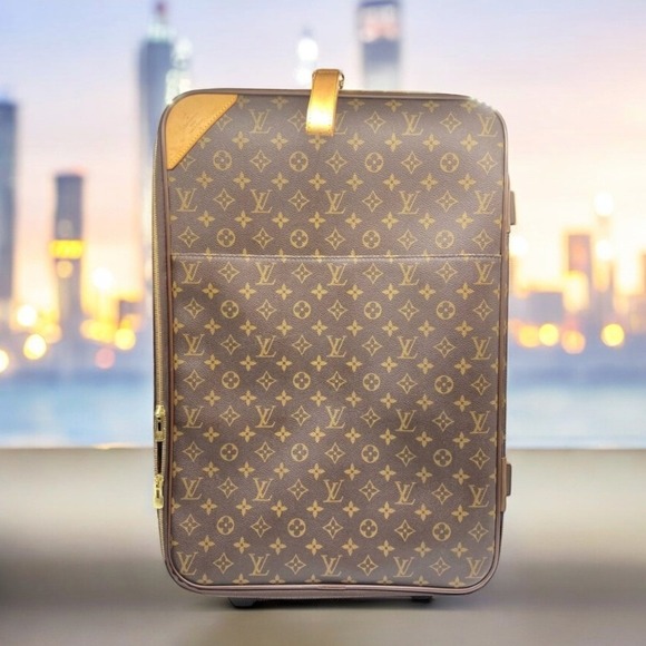 Louis Vuitton Handbags - Louis Vuitton Pegase 55 Monogram Canvas Rolling Luggage Suitcase Carry On Bag